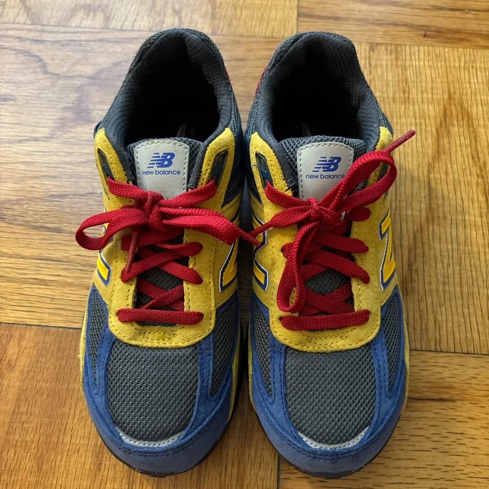 RARE New Balance 990v5 x Shoe City x EAT pre-school sneakers - SIZE 3Y - Picture 4 of 6